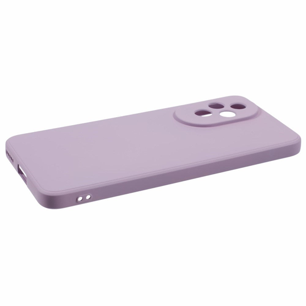 EIDERWOOD Honor 200 5G Case – Flexible Plastic Cover with Fiber Lining and Precise Lens Cutout - Purple