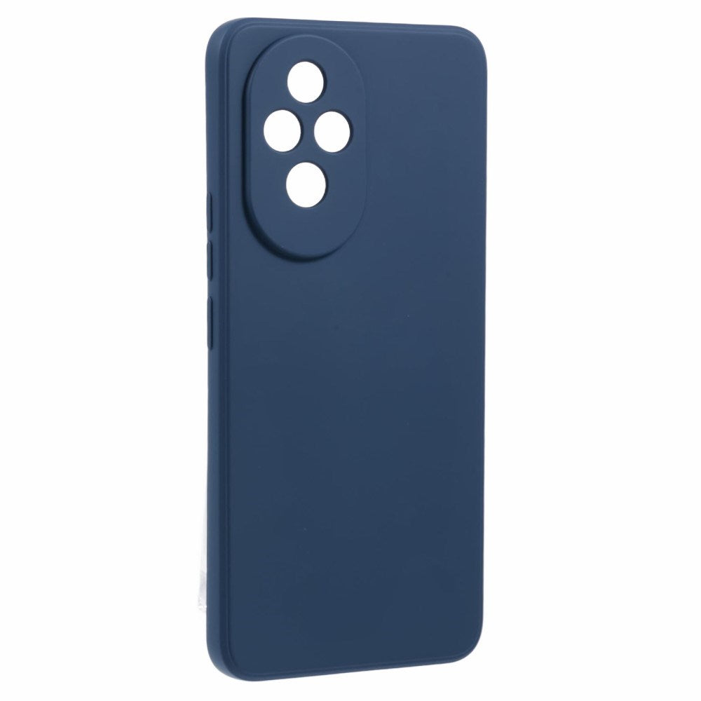 EIDERWOOD Honor 200 5G Case – Flexible Plastic Cover with Fiber Lining and Precise Lens Cutout - Blue