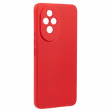 EIDERWOOD Honor 200 5G Case – Flexible Plastic Cover with Fiber Lining and Precise Lens Cutout - Red