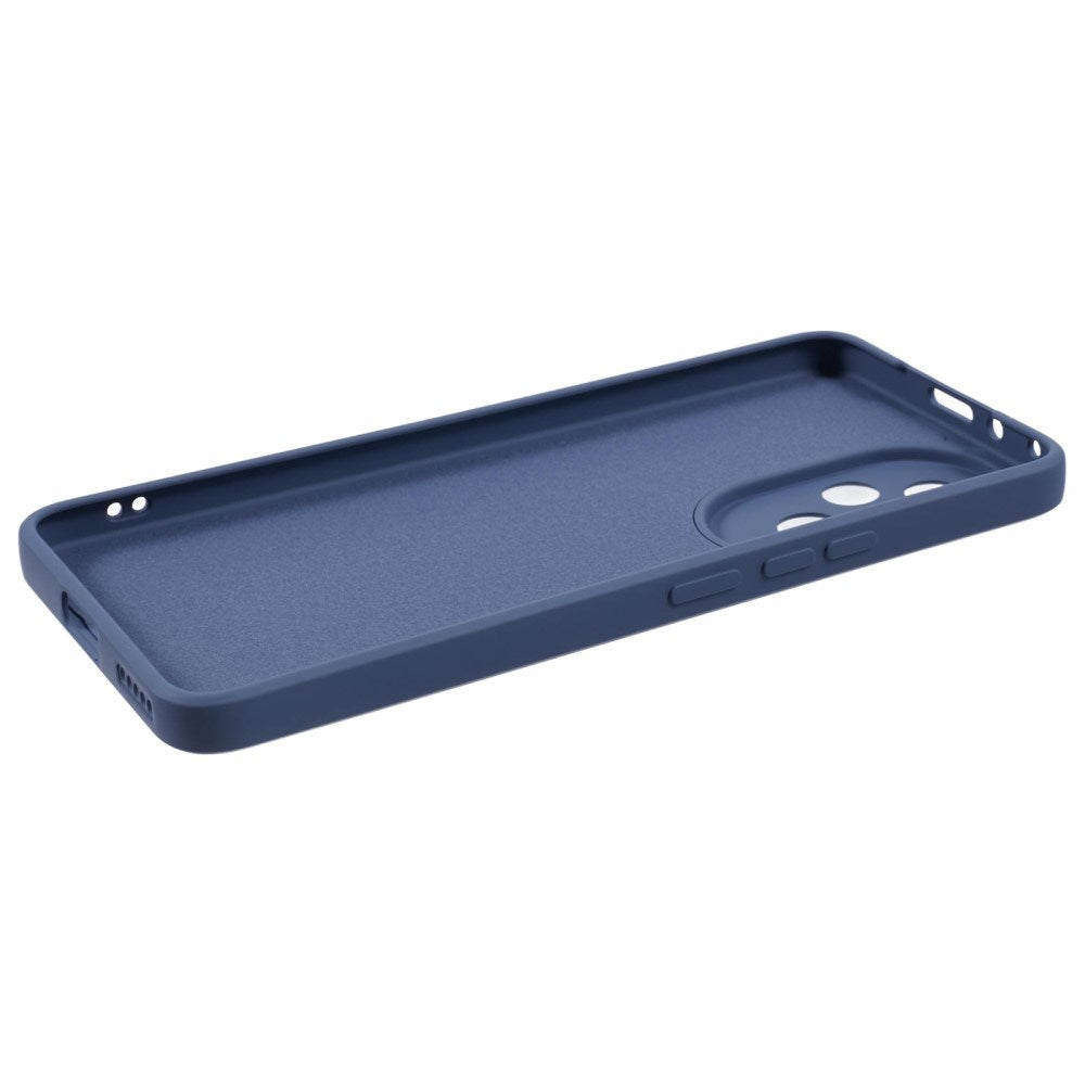 EIDERWOOD Honor 200 5G Case – Flexible Plastic Cover with Fiber Lining and Precise Lens Cutout - Blue