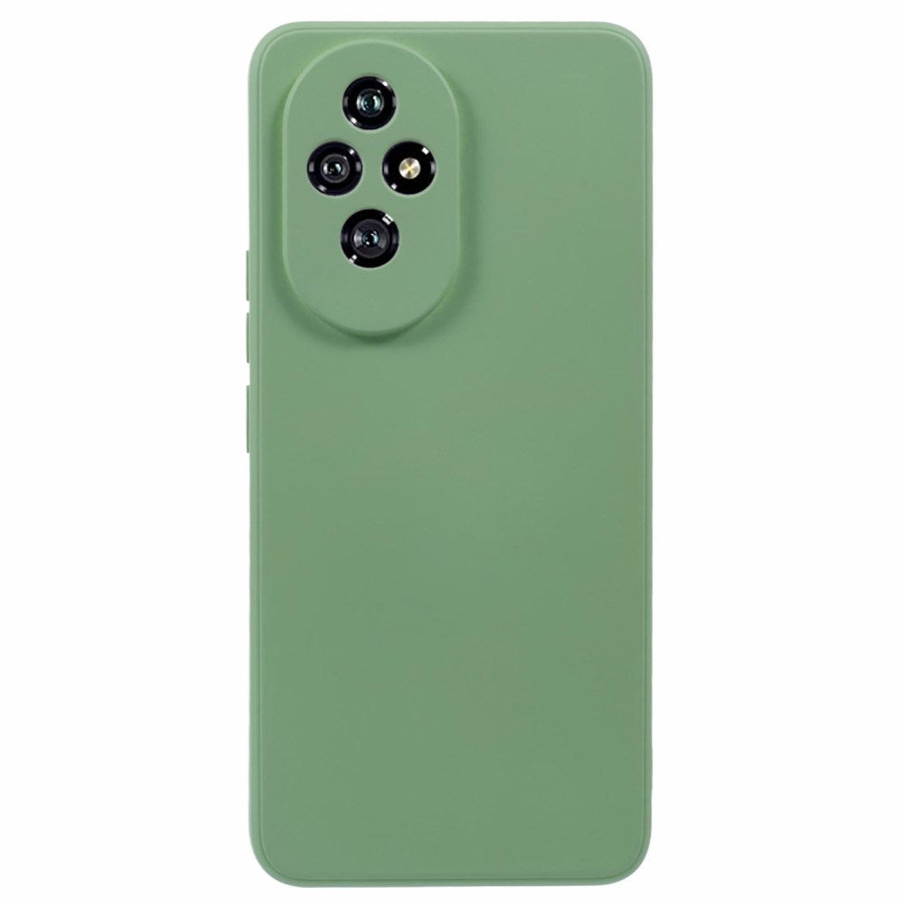 EIDERWOOD Honor 200 5G Case – Flexible Plastic Cover with Fiber Lining and Precise Lens Cutout - Green