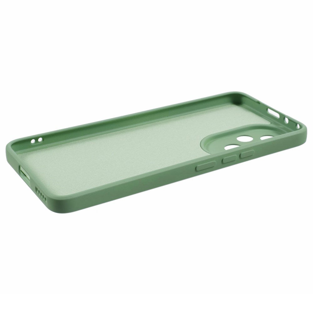 EIDERWOOD Honor 200 5G Case – Flexible Plastic Cover with Fiber Lining and Precise Lens Cutout - Green