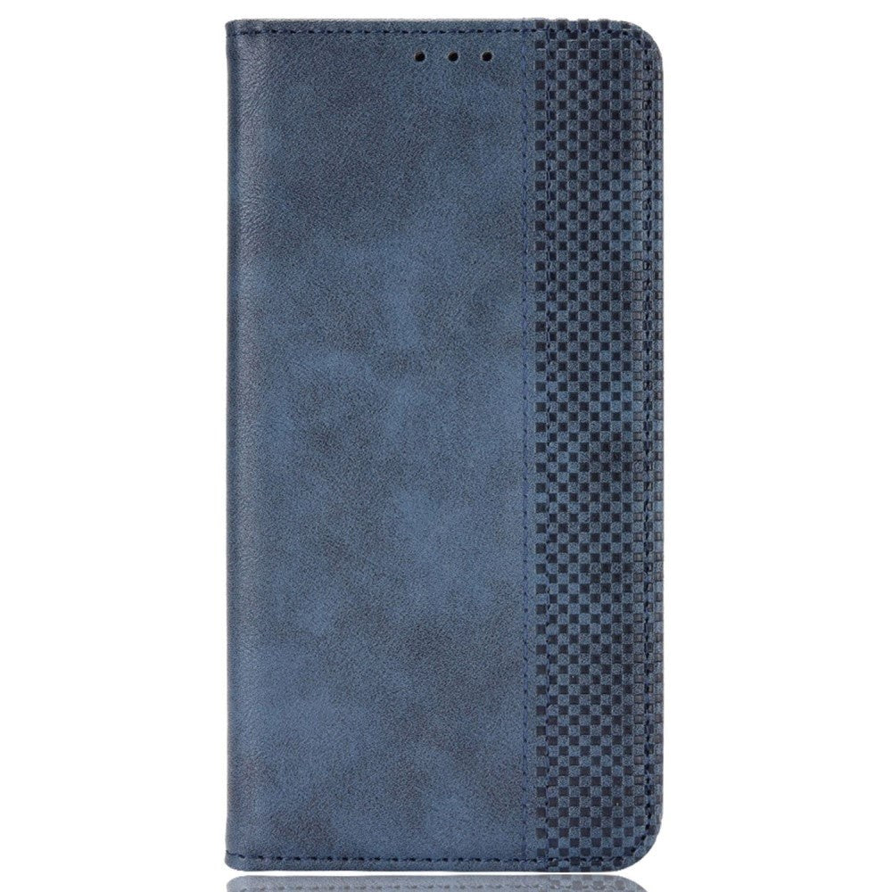 Motorola Edge 30 Ultra Leather Flip Case with Stand and Wallet - Blue