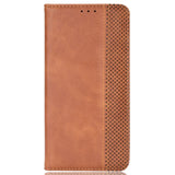 Motorola Edge 30 Ultra Leather Flip Case with Stand and Wallet - Brown