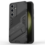 Samsung Galaxy S24 FE Hybrid Case w. Kickstand - Black