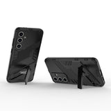 Samsung Galaxy S24 FE Hybrid Case w. Kickstand - Black