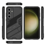 Samsung Galaxy S24 FE Hybrid Case w. Kickstand - Black