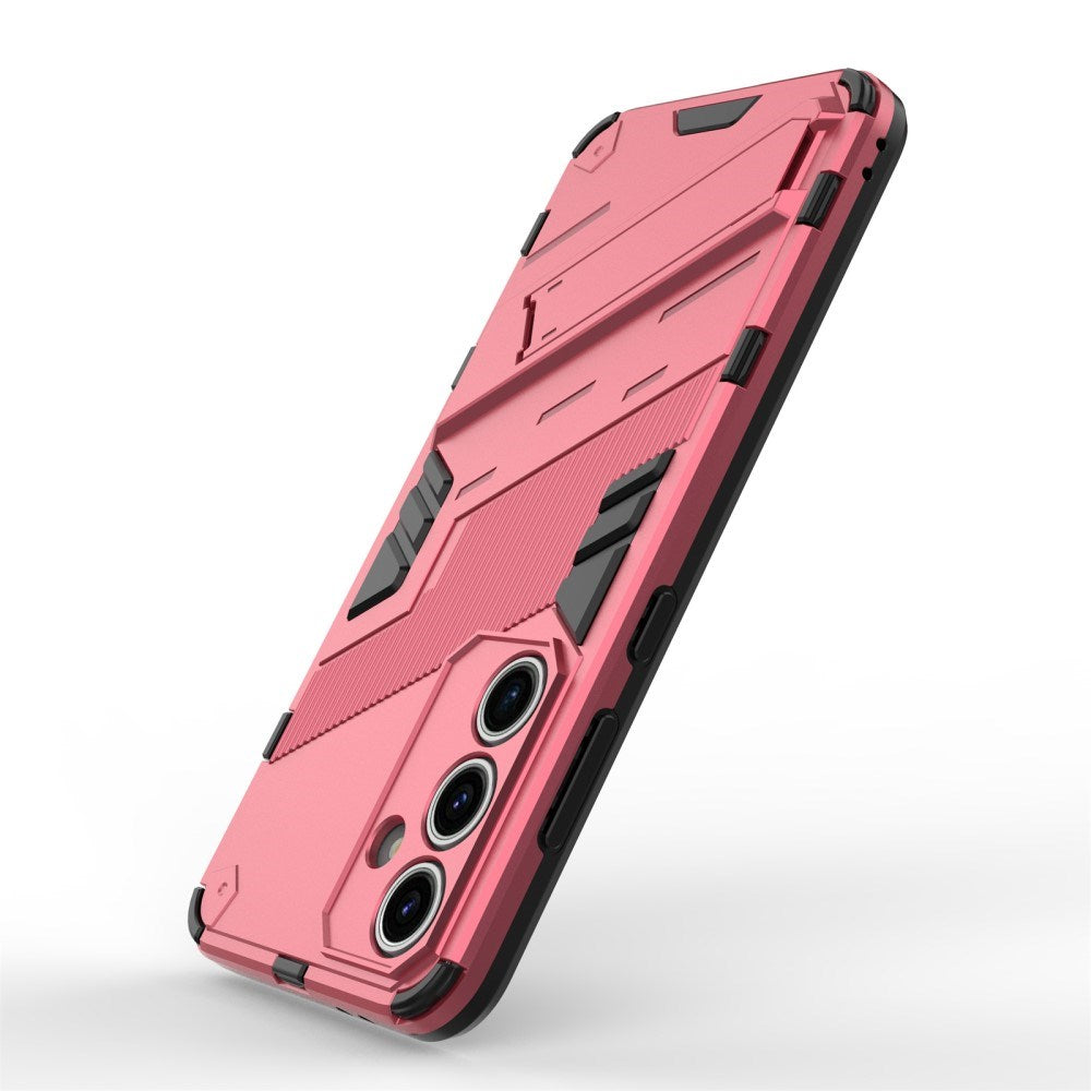 Samsung Galaxy S24 FE Hybrid Case w. Kickstand - Pink