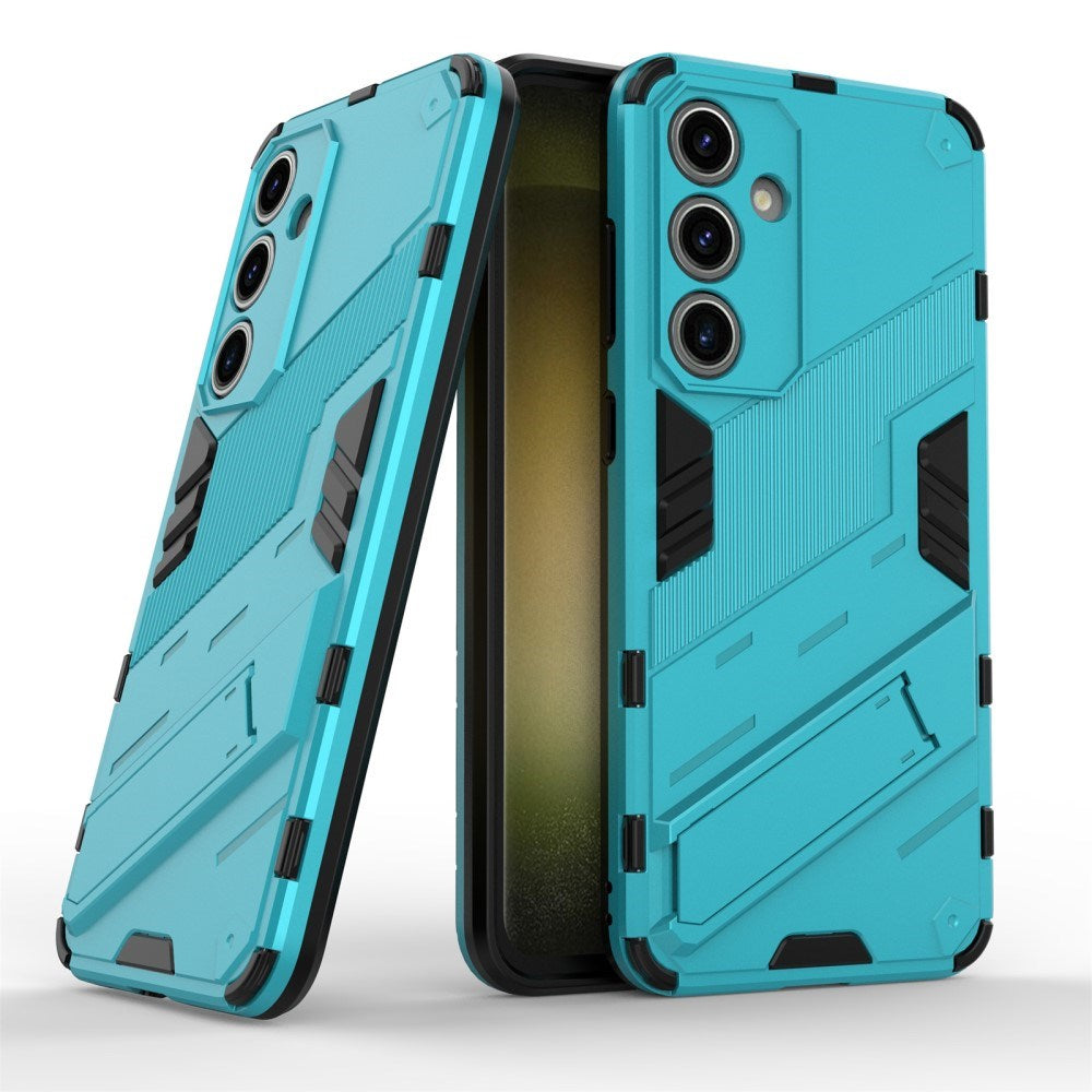 Samsung Galaxy S24 FE Hybrid Case w. Kickstand - Blue