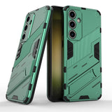 Samsung Galaxy S24 FE Hybrid Case w. Kickstand - Green