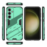 Samsung Galaxy S24 FE Hybrid Case w. Kickstand - Green