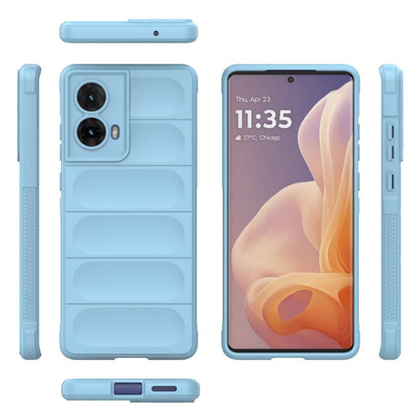 EIDERWOOD Motorola Moto G85 (5G) Flexible Plastic Case - Light Blue