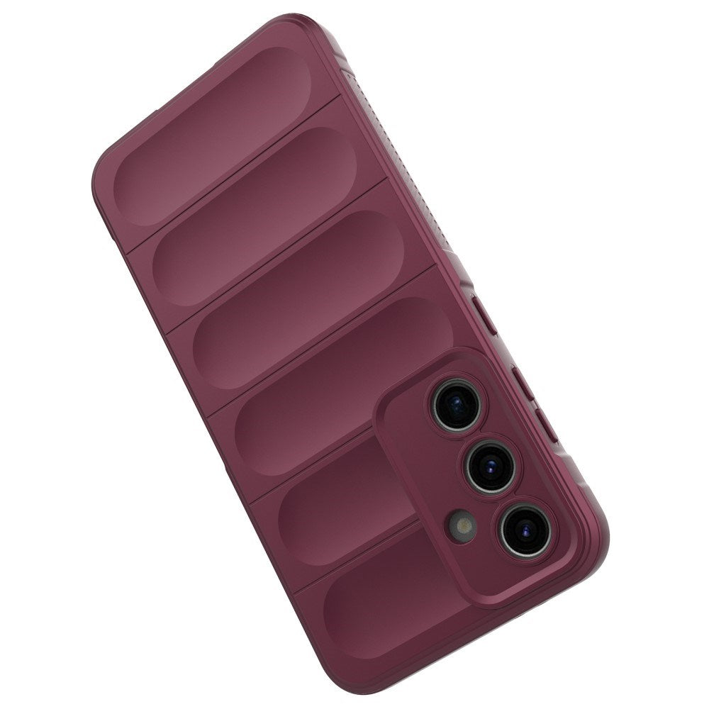 EIDERWOOD Samsung Galaxy S24 FE Flexible Plastic Case - Wine Red