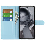 EIDERWOOD HMD Pulse/Pro/Plus Vegan Leather Flip Case with Cardholder & Stand Function - Blue