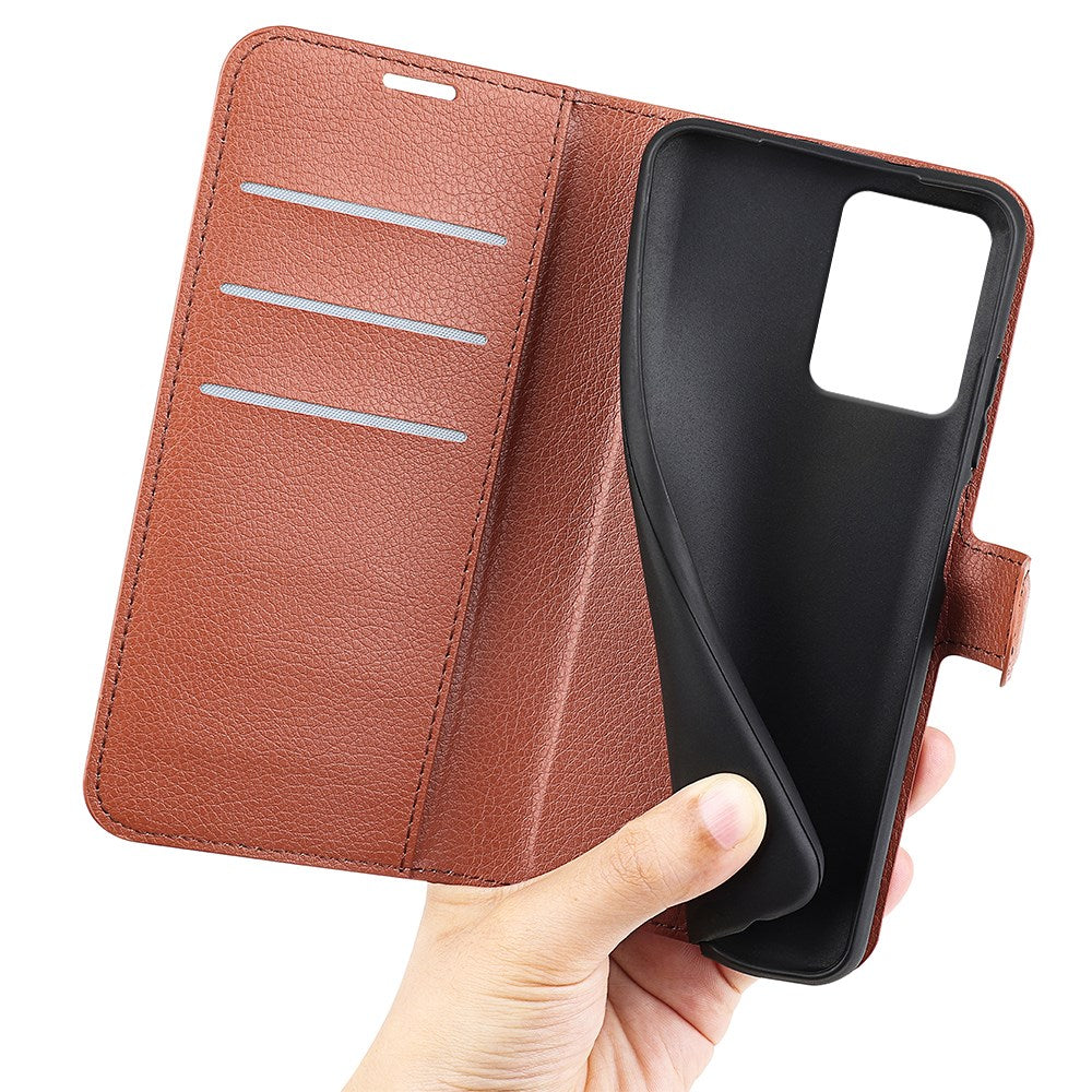 EIDERWOOD HMD Pulse/Pro/Plus Vegan Leather Flip Case with Cardholder & Stand Function - Brown