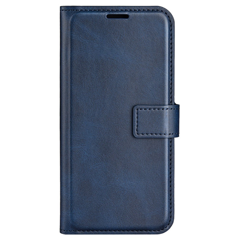 EIDERWOOD OnePlus Nord CE4 Lite (5G) Leather Flip Case w. Card Holder & Magnetic Closure - Blue