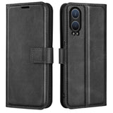 EIDERWOOD OnePlus Nord CE4 Lite (5G) Leather Flip Case w. Card Holder & Magnetic Closure - Black