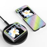 EIDERWOOD Samsung Galaxy Z Flip6 5G Rhinestone Case - Rainbow