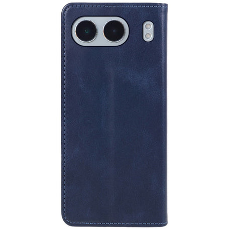 EIDERWOOD OnePlus Nord 4 Leatherette Flip Case with Stand Function & Card Holder - Blue