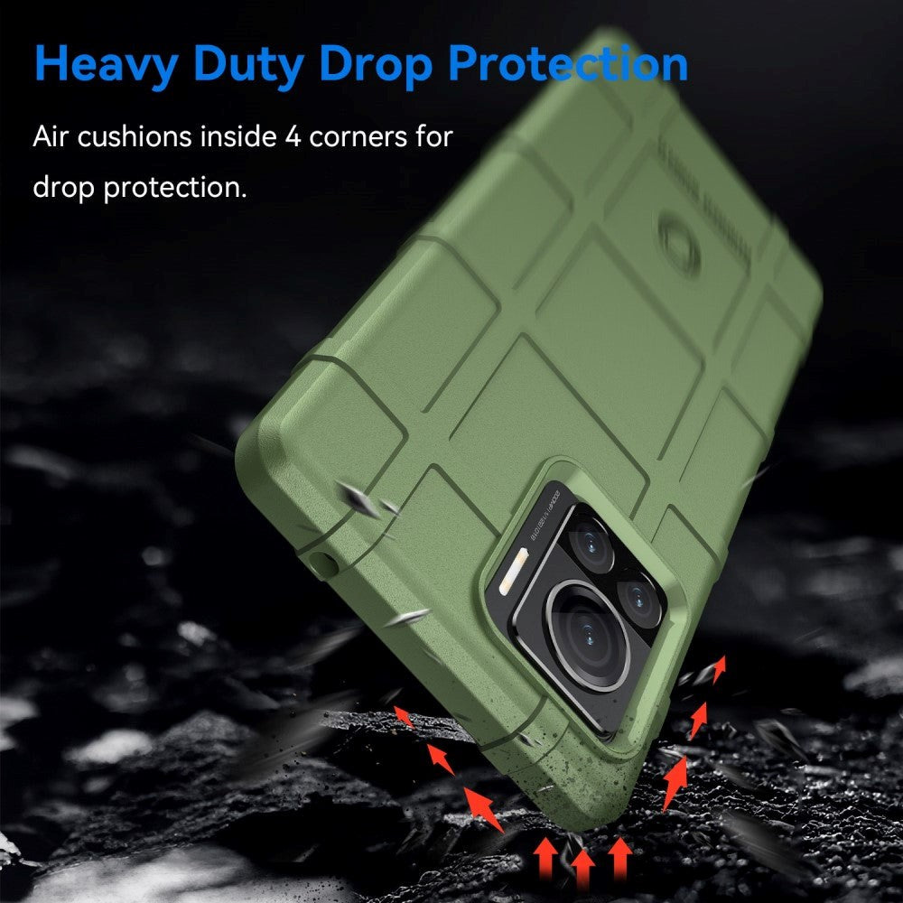 Motorola Edge 30 Ultra Rugged Shield Series Tough Case - Green