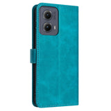 EIDERWOOD Motorola G85 (5G) Imitation Leather case w. Wallet & Strap - Turquoise Blue