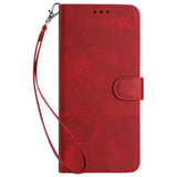 EIDERWOOD Motorola G85 (5G) Imitation Leather case w. Wallet & Strap - Red