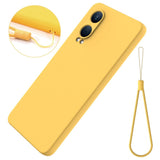 EIDERWOOD OnePlus Nord CE4 Lite (5G) Liquid Silicone Case w. Strap - Yellow