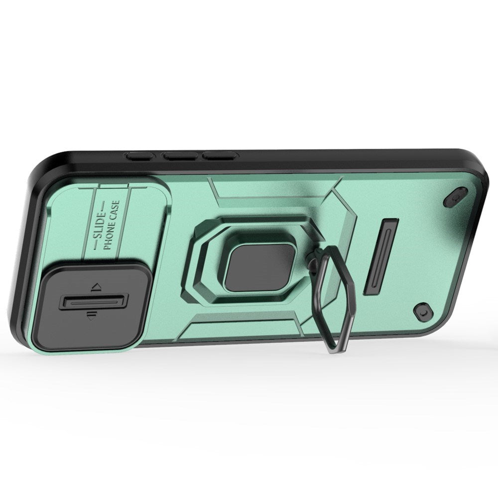 EIDERWOOD iPhone 16 Pro Max Tough Case w. Magnetic Kickstand & Cam Slider - Green