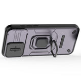 EIDERWOOD iPhone 16 Pro Max Tough Case w. Magnetic Kickstand & Cam Slider - Purple