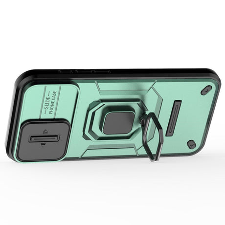 EIDERWOOD iPhone 16 Plus Tough Case w. Magnetic Kickstand & Cam Slider - Green