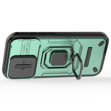 EIDERWOOD iPhone 16 Pro Tough Case w. Magnetic Kickstand & Cam Slider - Green