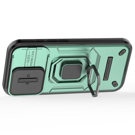 EIDERWOOD iPhone 16 Tough Case w. Magnetic Kickstand & Cam Slider - Green