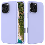 EIDERWOOD iPhone 16 Pro Max Lined Silicone Case - Lavender