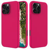 EIDERWOOD iPhone 16 Pro Max Lined Silicone Case - Coral Red