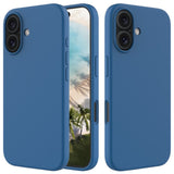 EIDERWOOD iPhone 16 Plus Lined Silicone Case - Blue
