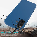 EIDERWOOD iPhone 16 Plus Lined Silicone Case - Blue