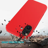 EIDERWOOD iPhone 16 Plus Lined Silicone Case - Red