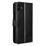 EIDERWOOD Nothing CMF Phone 1 Faux Leather Flip Case with Strap - Black