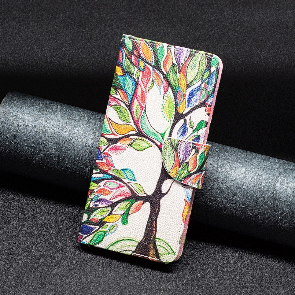 EIDERWOOD Samsung Galaxy A16 Læder Flip Cover m. Pung & Print - Tree