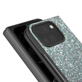 EIDERWOOD Google Pixel 9 Pro Fold (5G) Vegan Leather Glitter Case - Dark Green