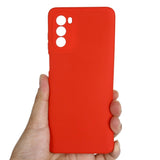 Motorola Moto G62 Silicone Case w. Strap - Red