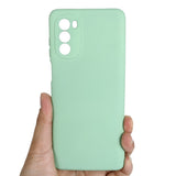 Motorola Moto G62 Silicone Case w. Strap - Green