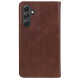 EIDERWOOD Samsung Galaxy A16 (4G/5G) Flip Case with Wallet - Vegan Leather - Brown