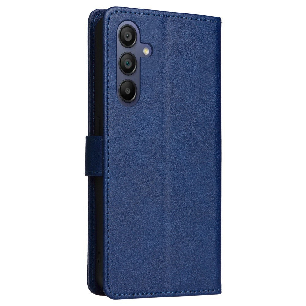 Samsung Galaxy A16 (4G/5G) Artificial Leather Flip Case w. Wallet - Blue