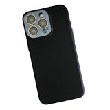 EIDERWOOD iPhone 14 Pro Silicone Case with Built-in Camera Protection - Black