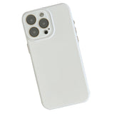 EIDERWOOD iPhone 14 Pro Silicone Case with Built-in Camera Protection - White