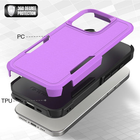 EIDERWOOD iPhone 16 Pro Hybrid Case - Purple