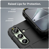 EIDERWOOD Samsung Galaxy S24 FE Rugged Shield Series Tough Case - Black