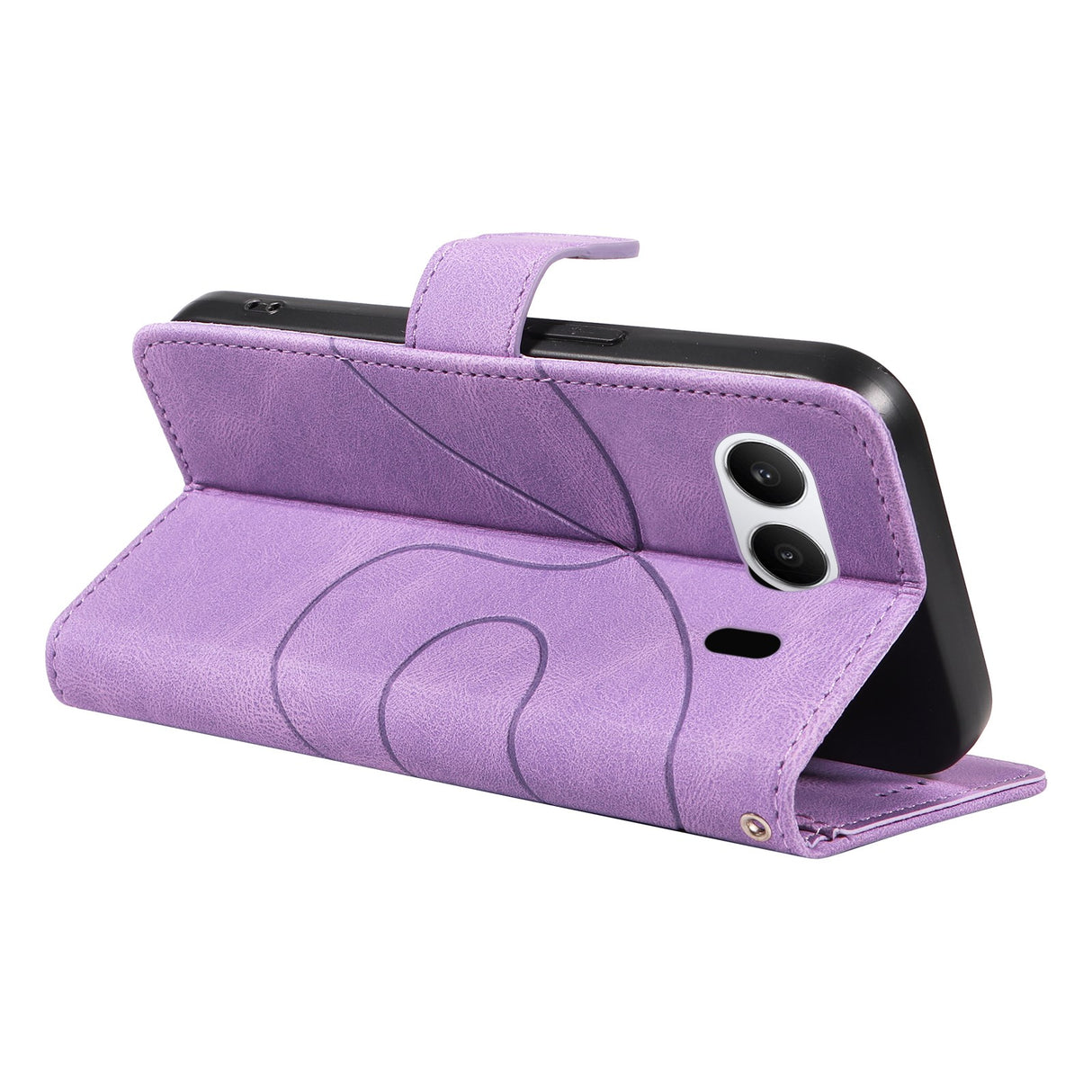 EIDERWOOD OnePlus Nord 4 Patterned Leather Case with Wallet & Strap - Purple