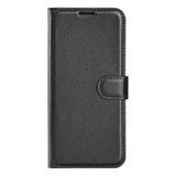 EIDERWOOD Honor X6b Faux Leather Flip Case with Cardholder & Stand Function - Black